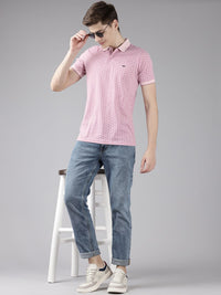 Park Avenue Printed Polo Collar Slim Fit T-shirt