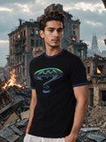 The Indian Garage Co Men Batman Graphic Printed Round Neck Pure Cotton Slim Fit T-shirt