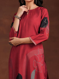 Libas Women Printed Regular Kurta with Trousers & With Dupatta
