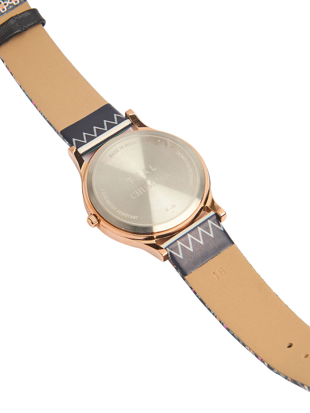TEAL BY CHUMBAK Women Green Brass Dial & Multicoloured Straps Analogue Watch