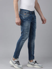 SPYKAR Men Kano Skinny Fit Mildly Distressed Heavy Fade Stretchable Jeans