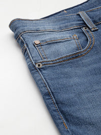 SPYKAR Men Super Skinny Fit Heavy Fade Stretchable Jeans