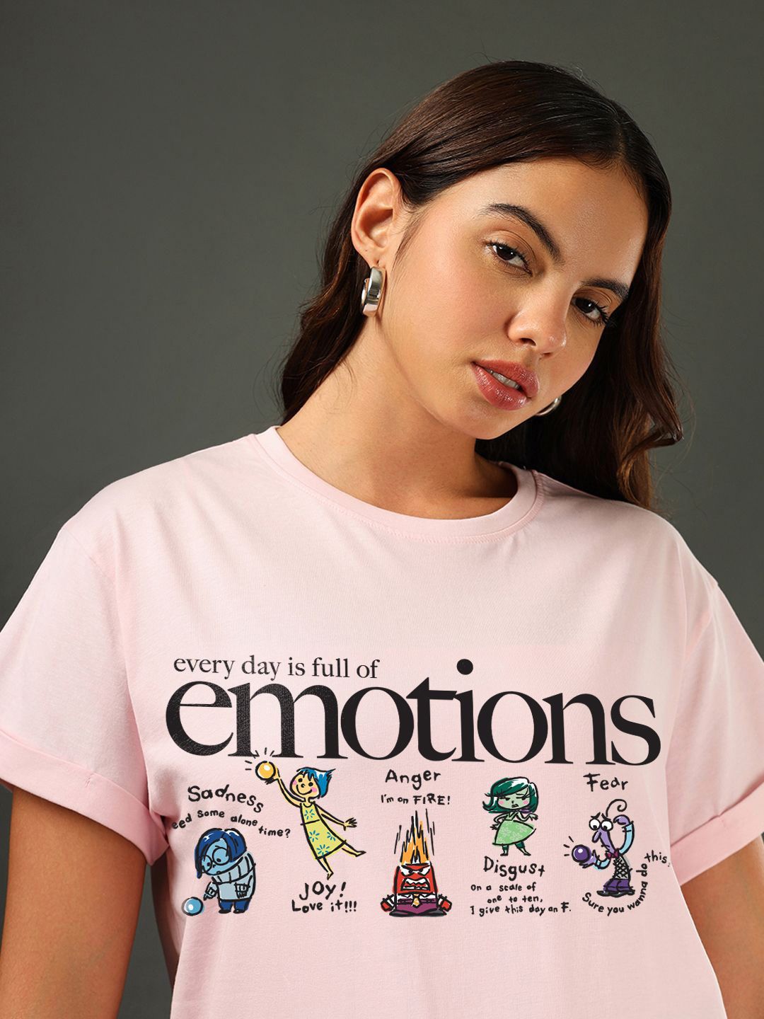 Bewakoof Women Typography Printed Round Neck Pure Cotton Relaxed Fit T-shirt