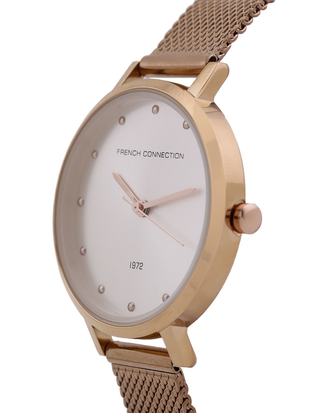 French Connection Women Round Analogue Watch FCN00080G