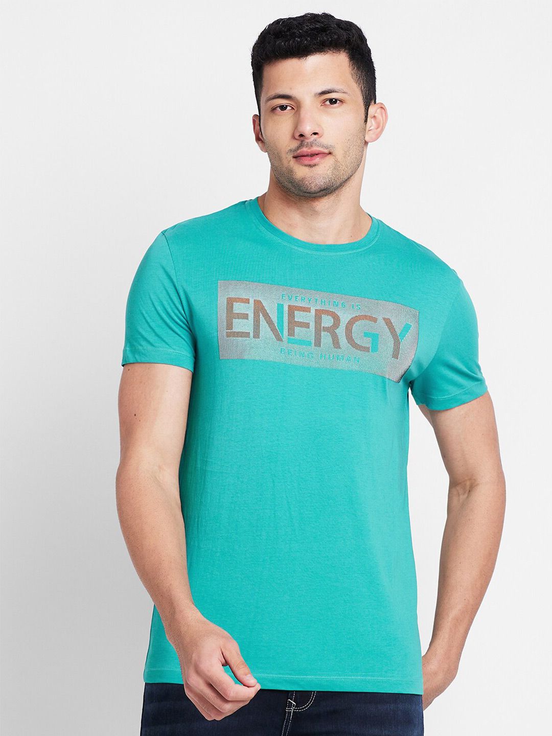 Being Human Typography Printed Casual T-shirt