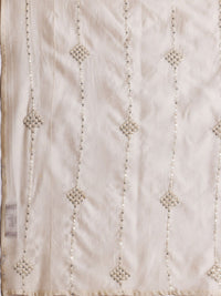 Libas Floral Embroidered Regular Thread Work Kurta With Trousers & Dupatta