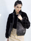 Kampus Sutra Black Windcheater Bomber Jacket