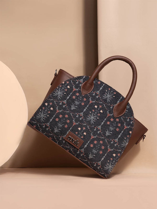 ZOUK Women Floral Printed Swagger Handheld Bag