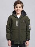Monte Carlo Boys Typography Printed Lightweight Padded Jacket