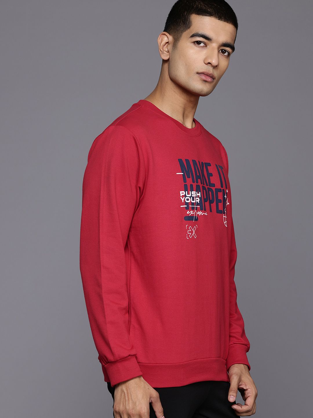 HRX by Hrithik Roshan Printed Pullover Sweatshirt