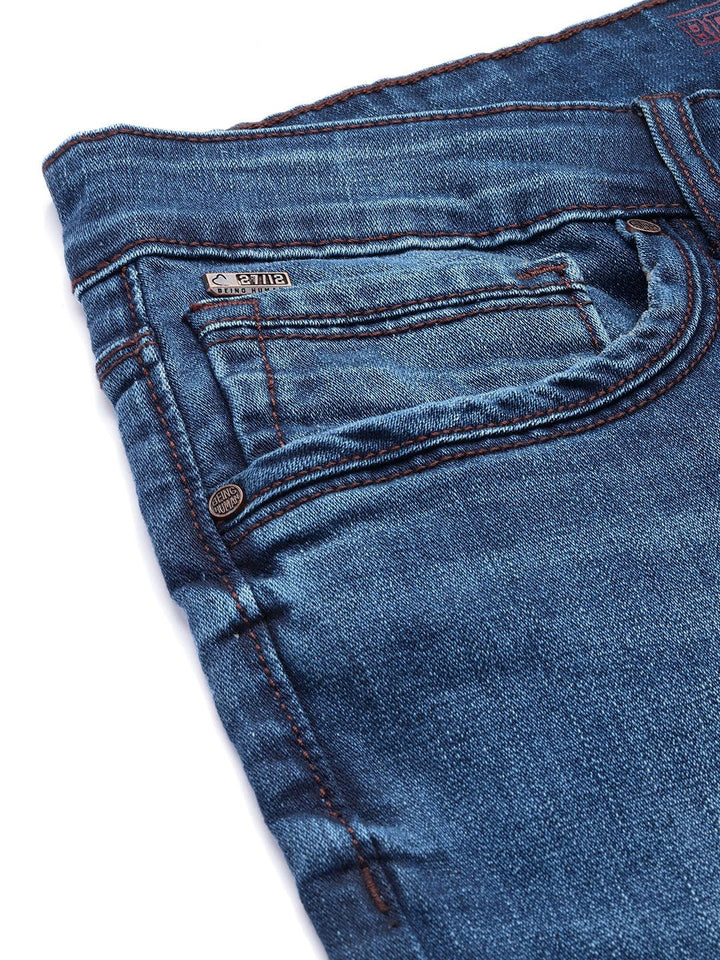 Being Human Men Heavy Fade Stretchable Jeans