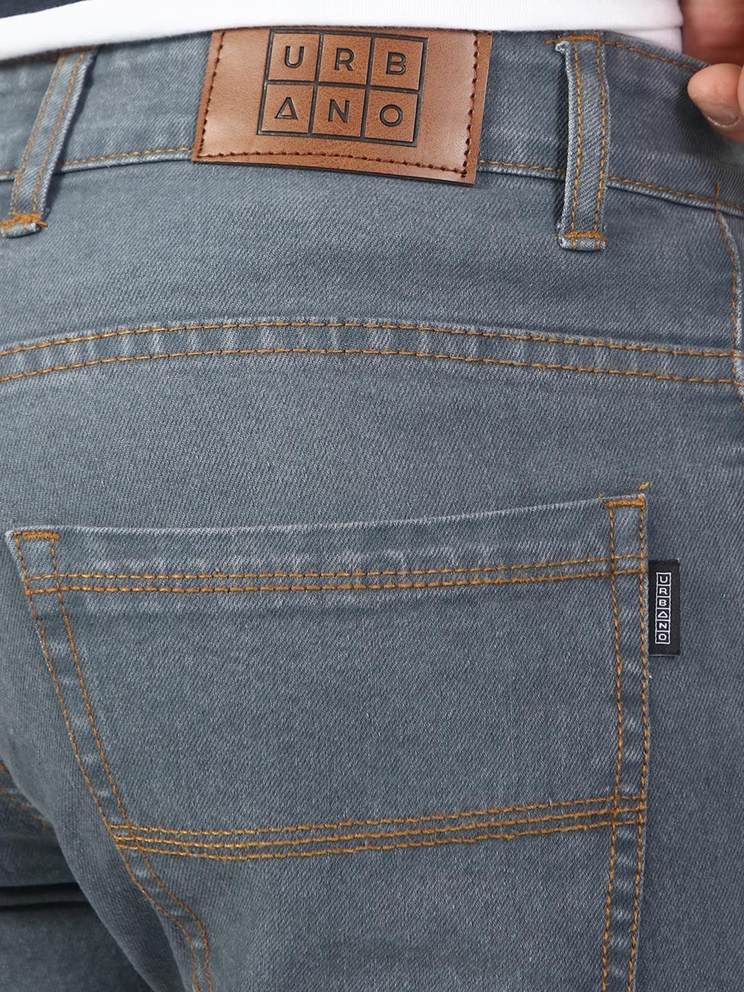 Urbano Fashion Men Mid-Rise Slim Fit Stretchable Jeans