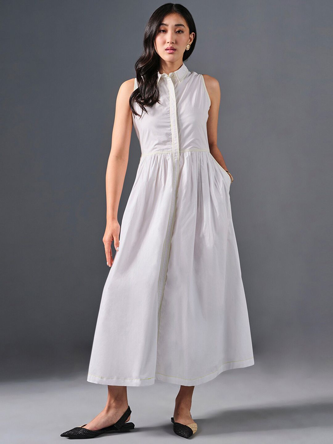 AND Solid Maxi Dress