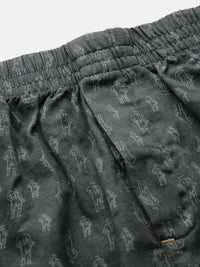 The Indian Garage Co Men Black & Grey Conversational Printed Boxers 0620-BXR05-05