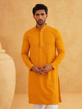 SOJANYA Geometric Embroidered Thread Work Pure Cotton Straight Kurta