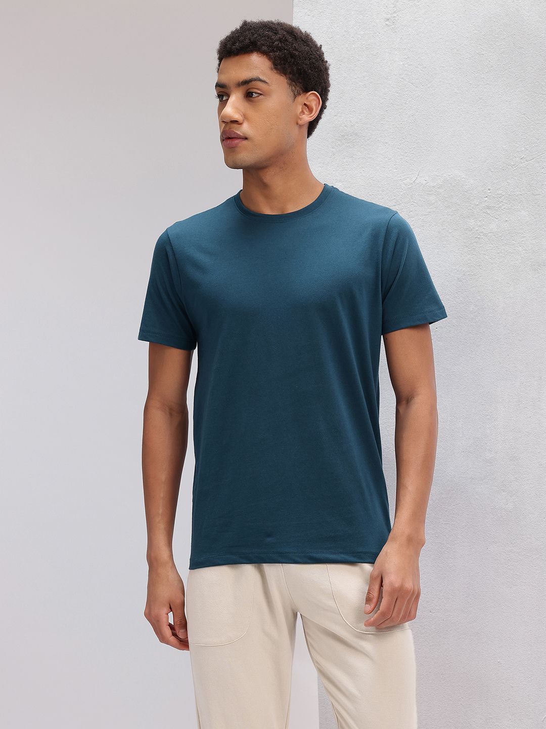 HRX by Hrithik Roshan Graphic & Typography Print Regular Fit Yoga T-shirt
