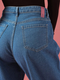 DressBerry Women Slouchy Fit High-Rise Light Fade Stretchable Jeans