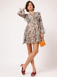 DressBerry Softgirl Floral Euphoria Fit 'N' Flow Dress
