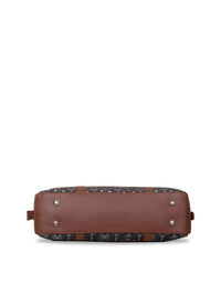 ZOUK Women Ethnic Motifs Printed Laptop Structured Hobo Bag