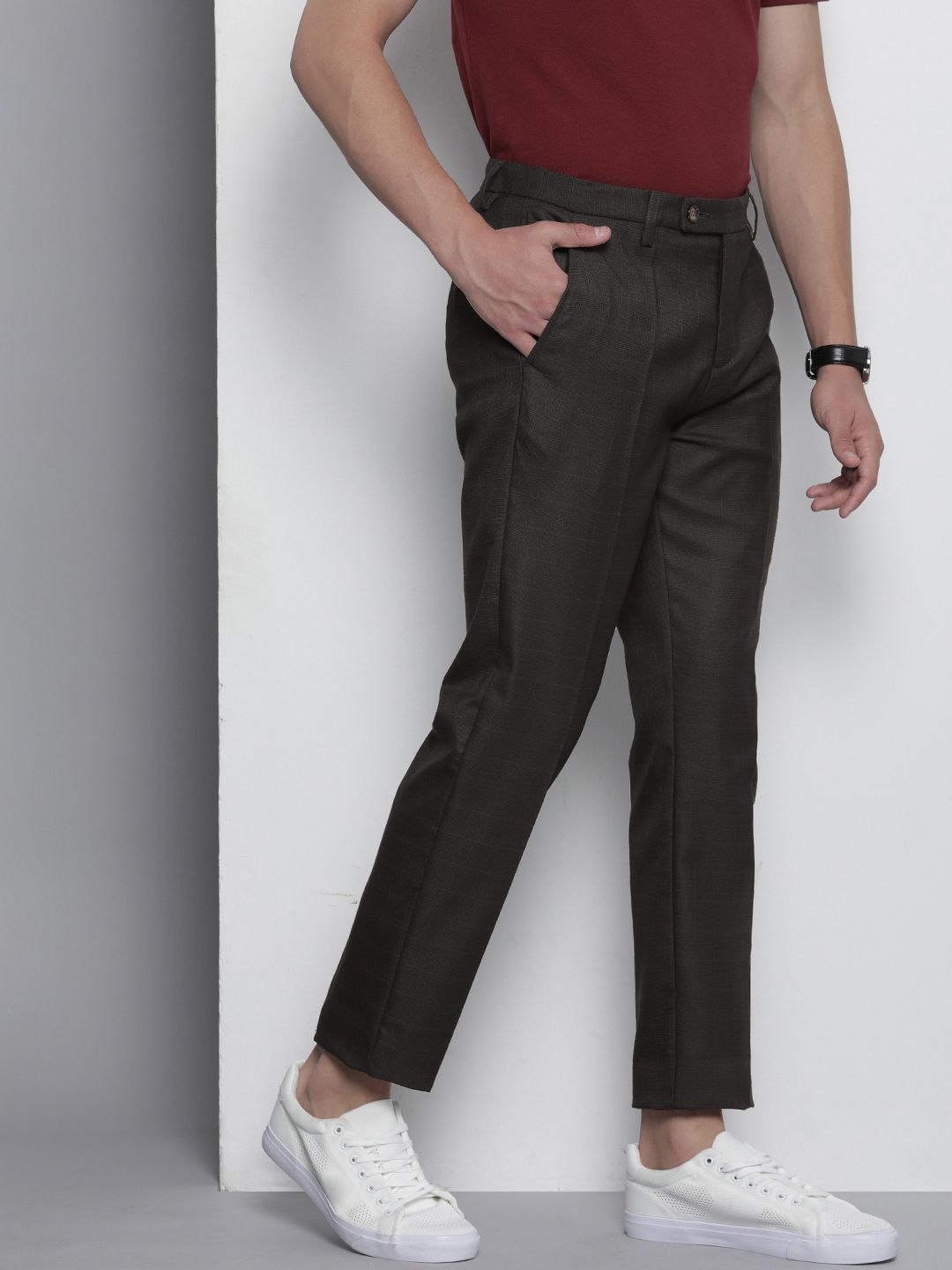 The Indian Garage Co Men Solid Trousers