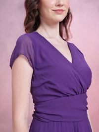 DressBerry V-Neck Maxi Dress