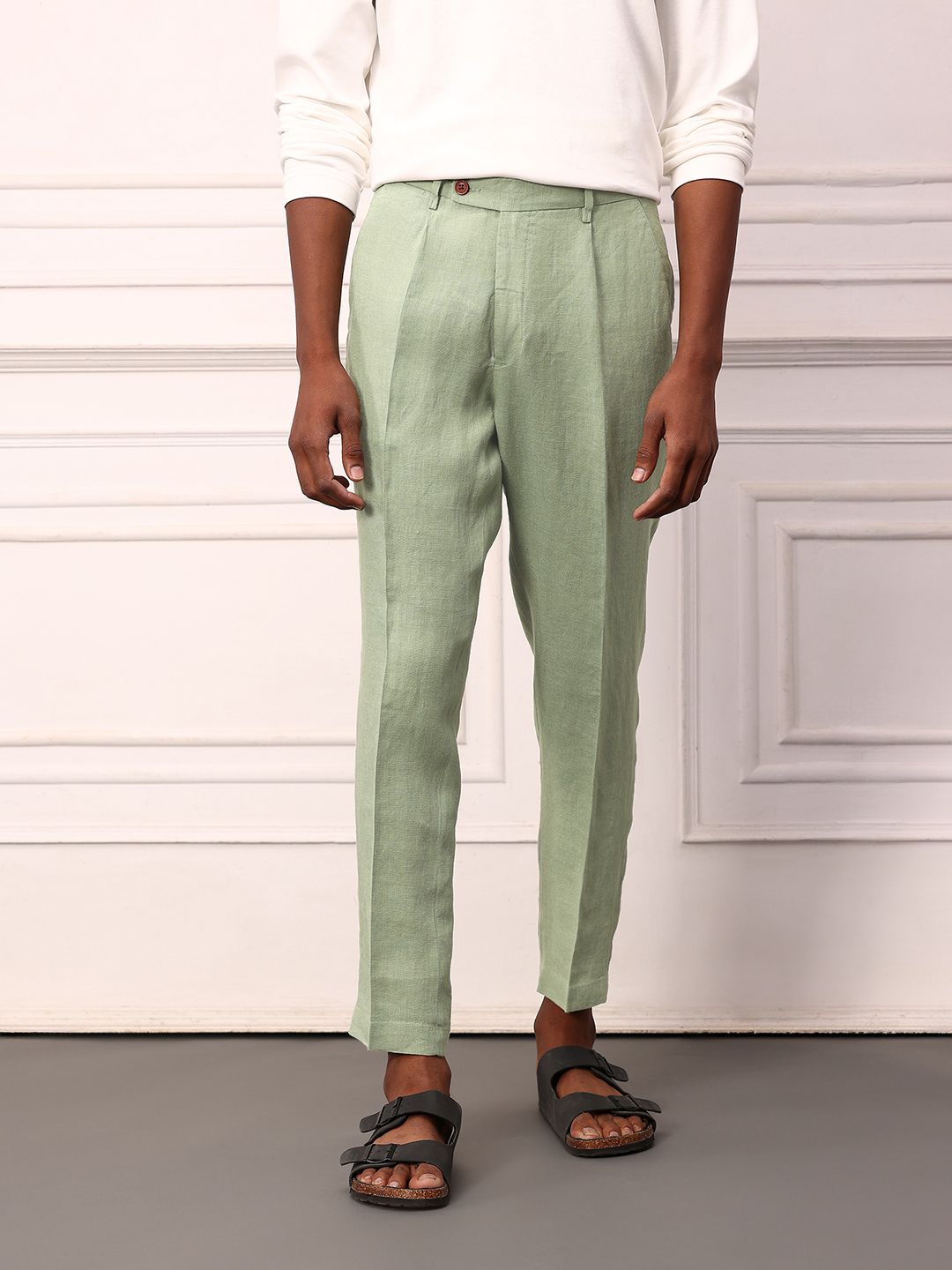 Mr Bowerbird Men Regular Fit Trousers