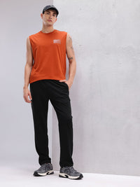 HRX oleh Hrithik Roshan Men Typography Details Fit Fit Lifestyle Jejak Seluar