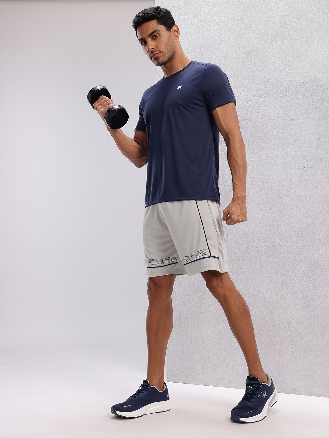 HRX by Hrithik Roshan Men Typography Printed Training Shorts