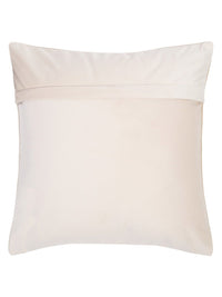 HOSTA HOMES Cream Set of 2 Floral Velvet Square Cushion Covers