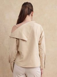 Rareism Nimlu Wanita Light Sand Top