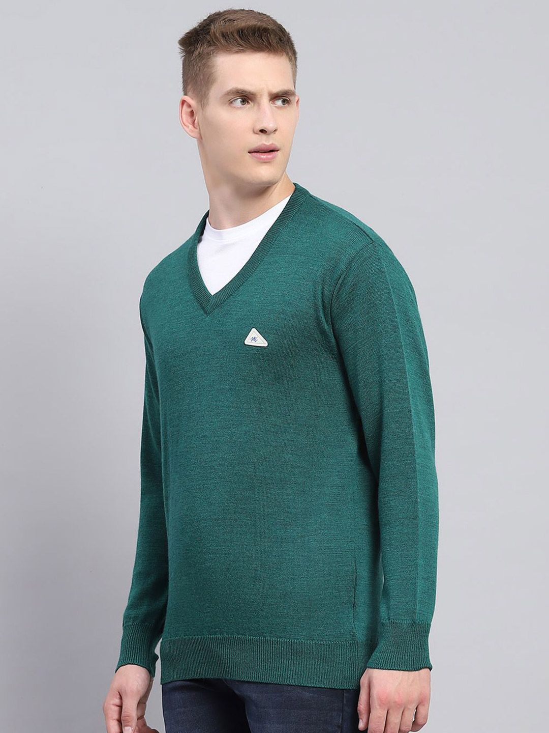 Monte Carlo Men V Neck Woollen Pullover