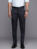 Raymond Men Textured Slim Fit Formal Trousers
