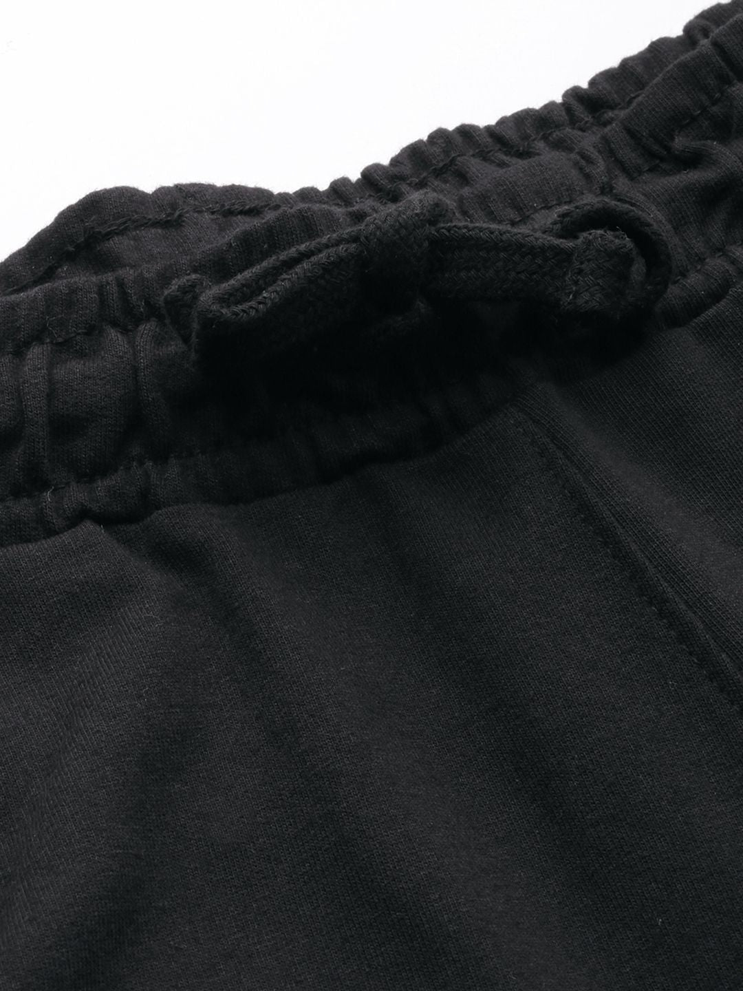 The Indian Garage Co Men Black Solid Straight Fit Joggers