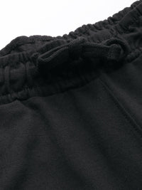 The Indian Garage Co Men Black Solid Straight Fit Joggers