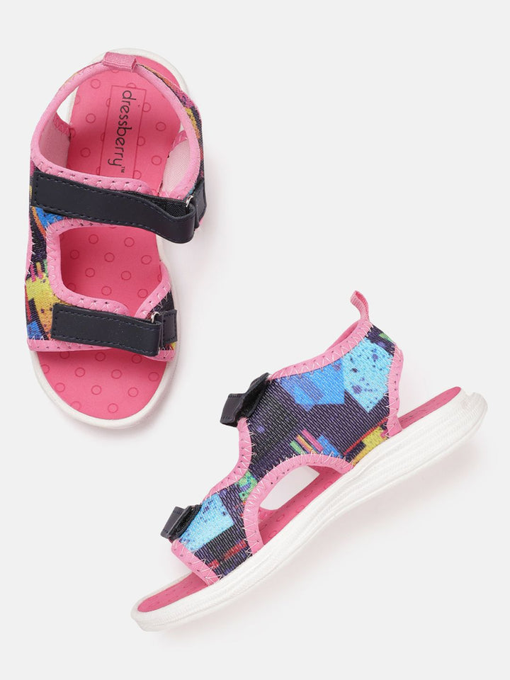 DressBerry Women Abstract Printed Sports Sandals