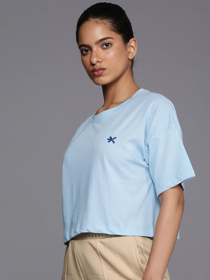 HRX by Hrithik Roshan Graphic Printed Drop-Shoulder Sleeves T-shirt