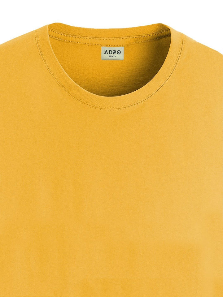 ADRO Men Typography Printed Round Neck Cotton T-shirt