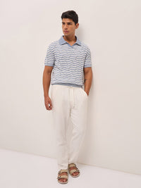 THE BEAR HOUSE Men Polo Collar T-shirt