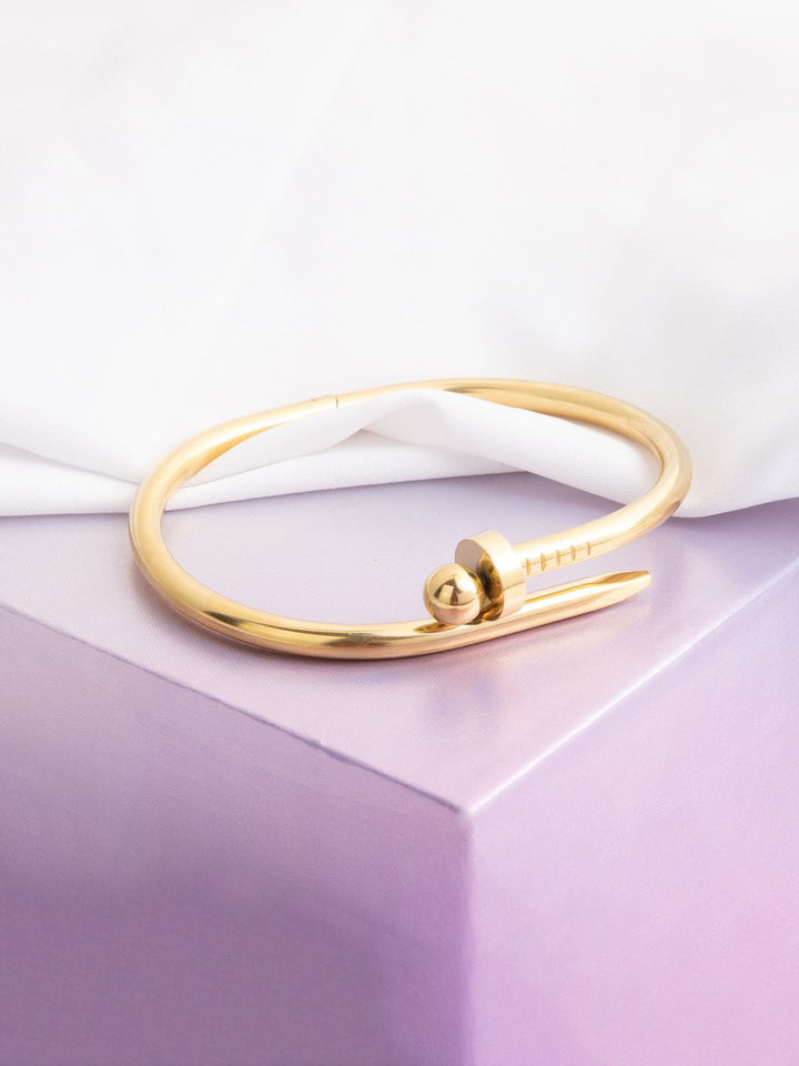 VOGUE PANASH Gold-Plated Bangle-Style Bracelet