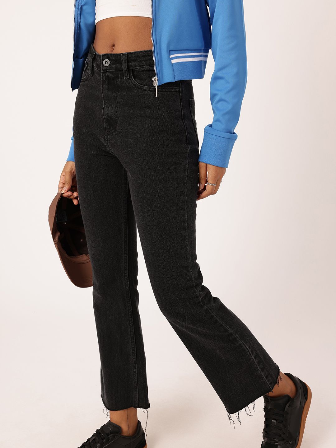 DressBerry Women Urban Timeless Slim Flared Jeans