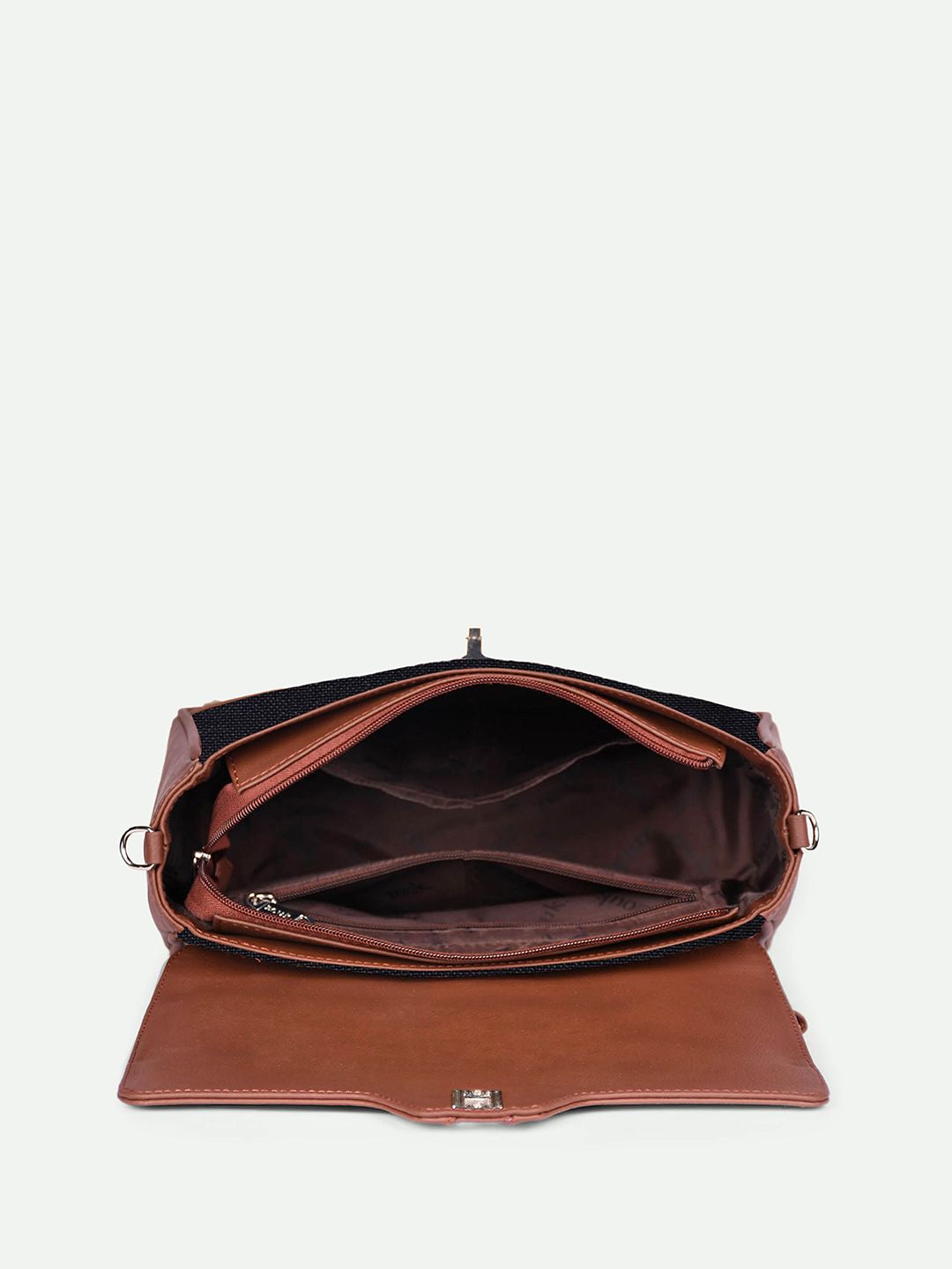 ZOUK Geometric Printed Structured Satchel