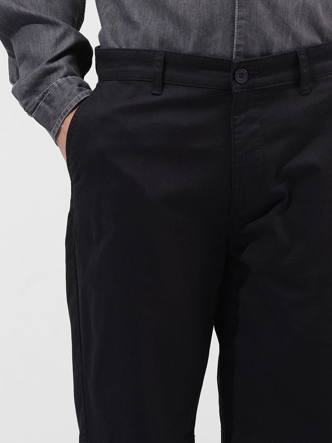 The Indian Garage Co Men Regular Fit Cotton Chino Shorts