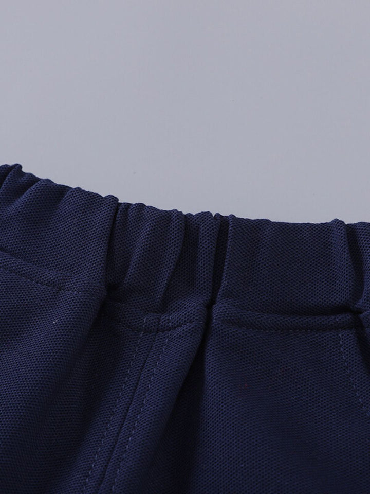 YK Kids Striped T-shirt With Shorts