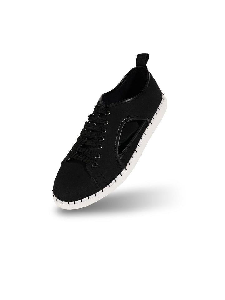 MONKSTORY Lelaki Bertali Sneakers PU Potongan