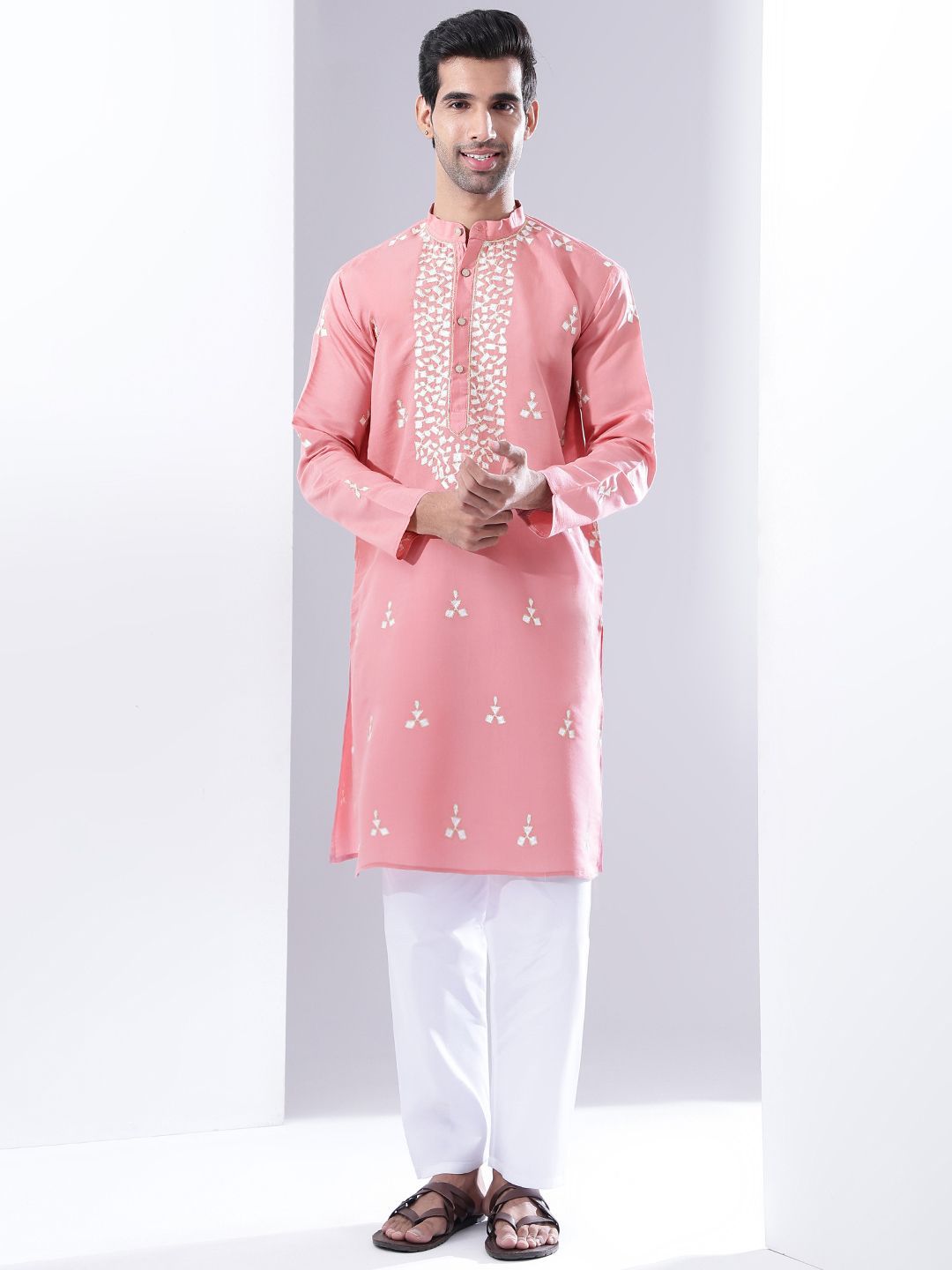 Anouk Men Ethnic Motifs Printed Kurta with Pyjamas