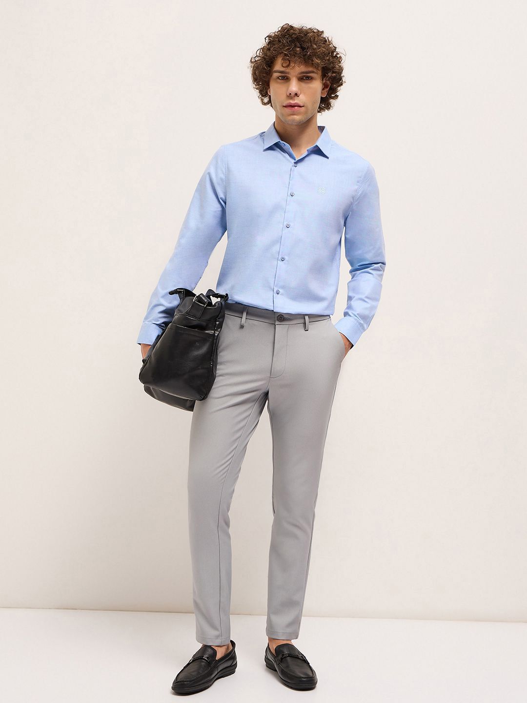 THE BEAR HOUSE Men Tailored Fit Opaque Formal Shirt