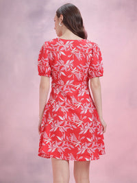 DressBerry Floral Printed A-Line Dress