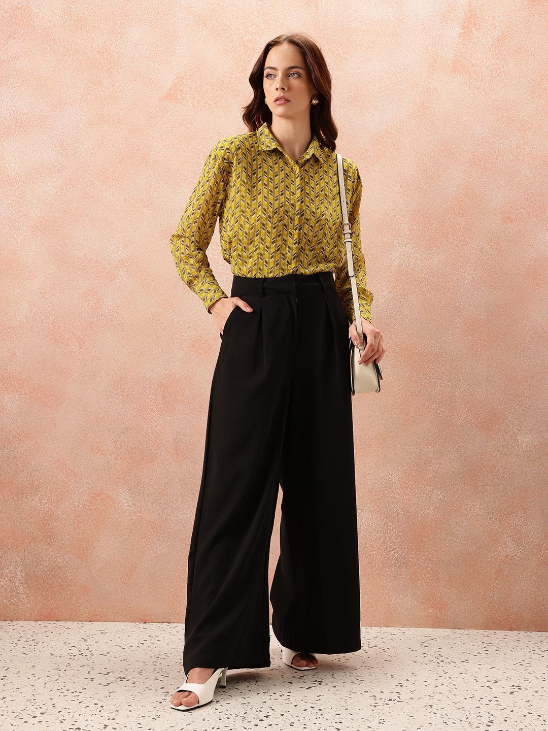 all about you Opaque Printed Casual Shirt