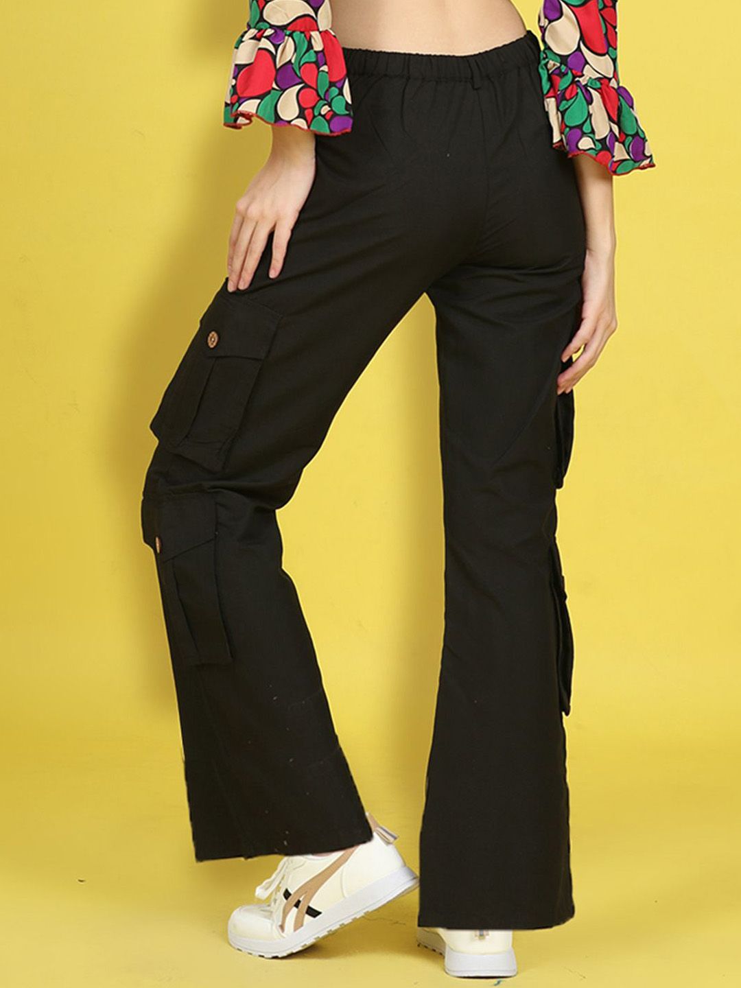 Cutiekins Girls Regular Fit Mid-Rise Easy Wash Cargos
