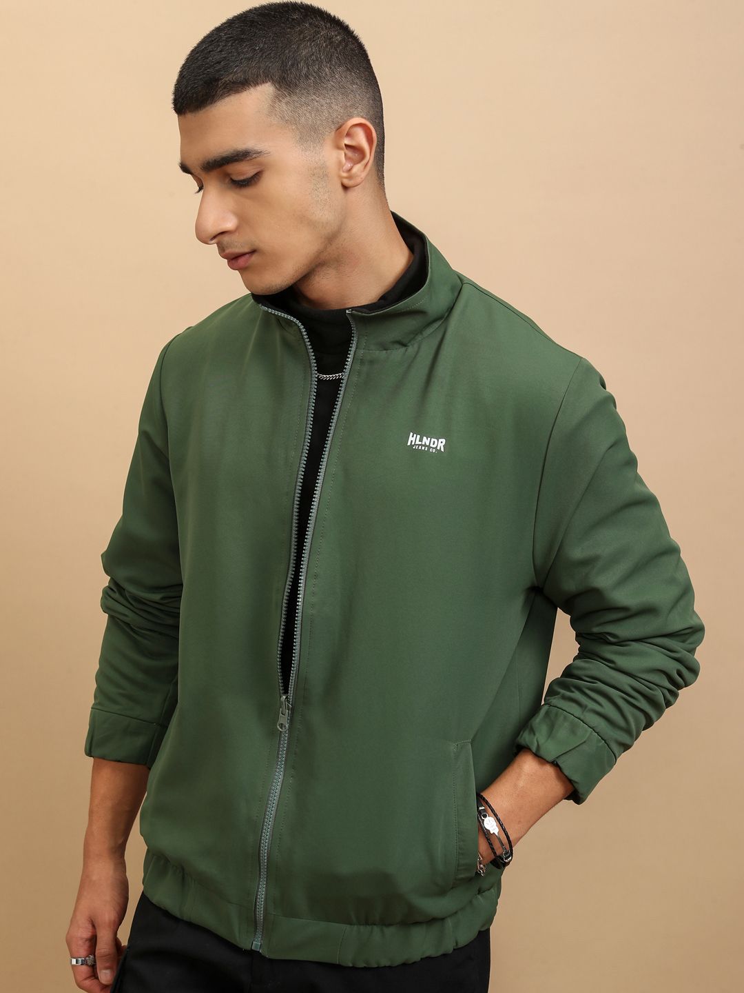 HIGHLANDER Men Crop Outdoor Sporty Jacket